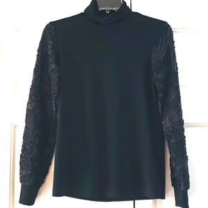 Joseph Ribkoff. Black long sleeve top